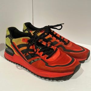 Adidas ZX 750 HD glory red, core black, shock yellow size 9